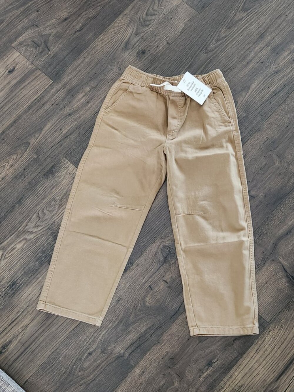 H&M Pullon Khaki Denim Pants Size 8